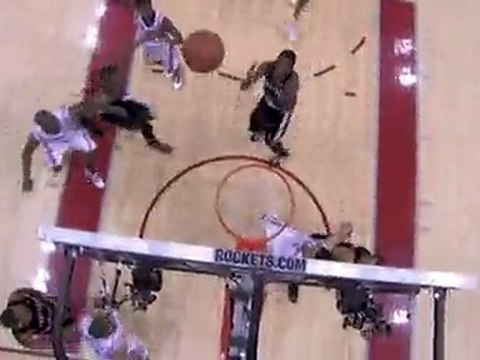 Martell Webster rattles the rim with a tomahawk slam over th