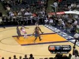 Stephen Jackson takes the pass and finishes with an easy sla