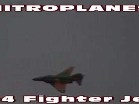 Nitroplanes 70MM AirField F-4 Fighter Jet In Action