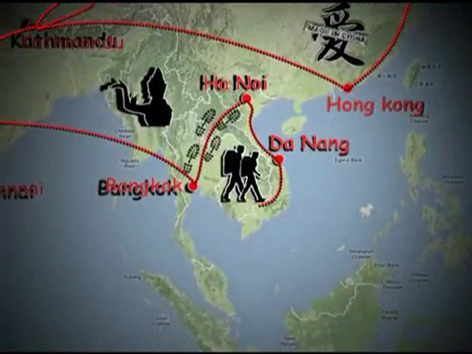 Trajet tour du monde