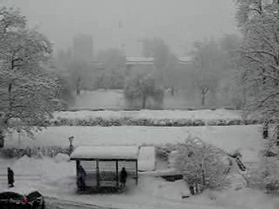 Neige à Ljubljana