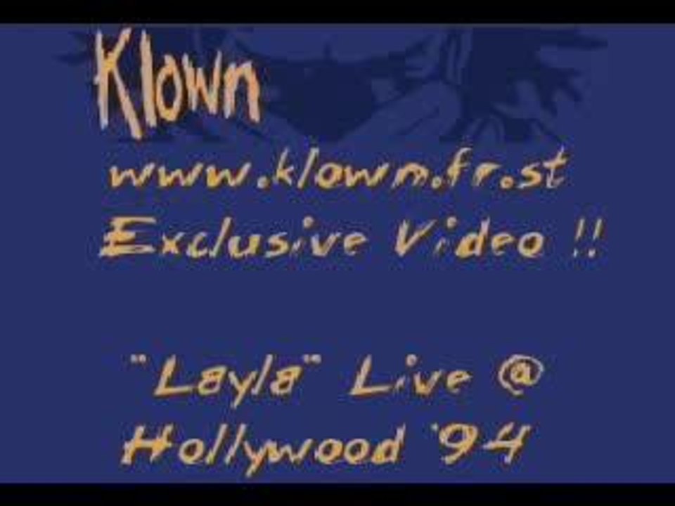 KoRn - Layla (Live 1994)
