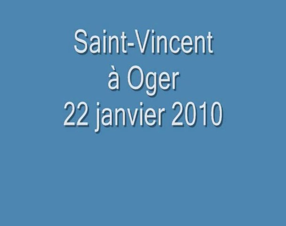 Saint-Vincent à Oger (22 janvier 2010)