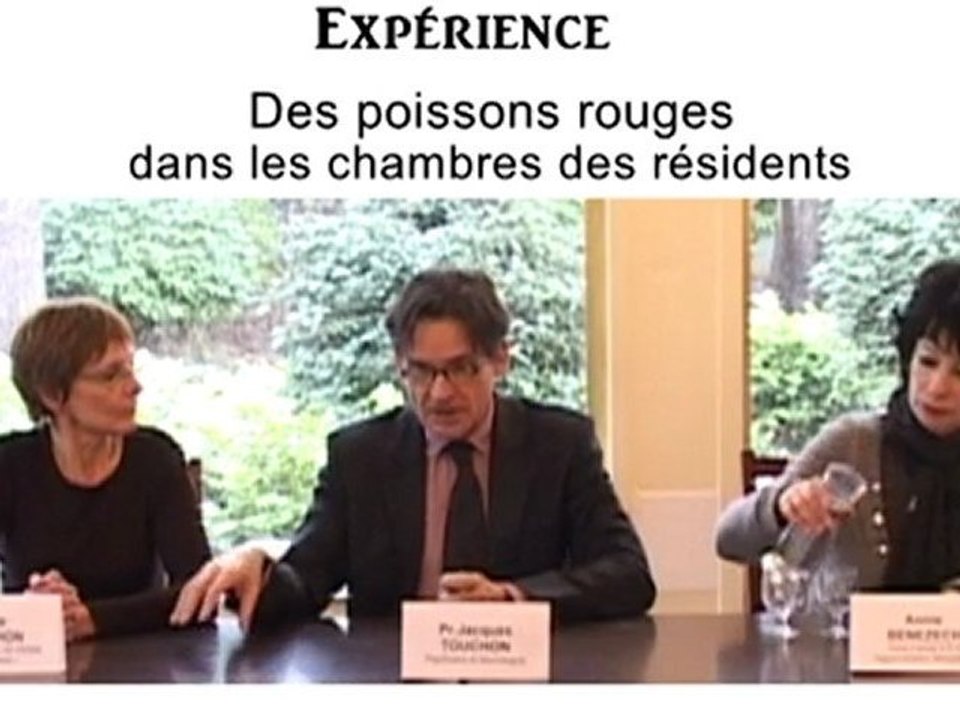 Expérience: des poissons dans les chambres des résidents
