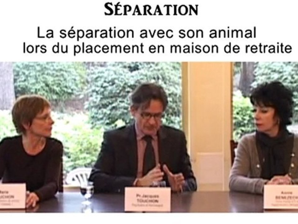 La séparation avec son animal lors du placement en résidence