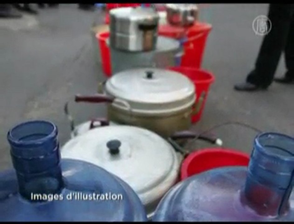 contamination d'eau potable en chine