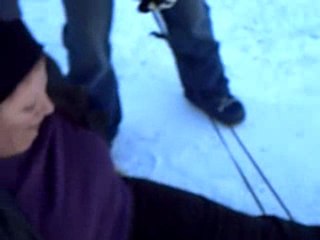 Babet fait de la luge ... ^^