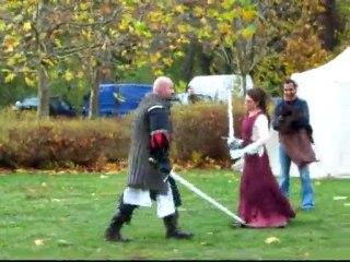 Entrainement improvisé de Rébecca et Orphée à Crosnes.