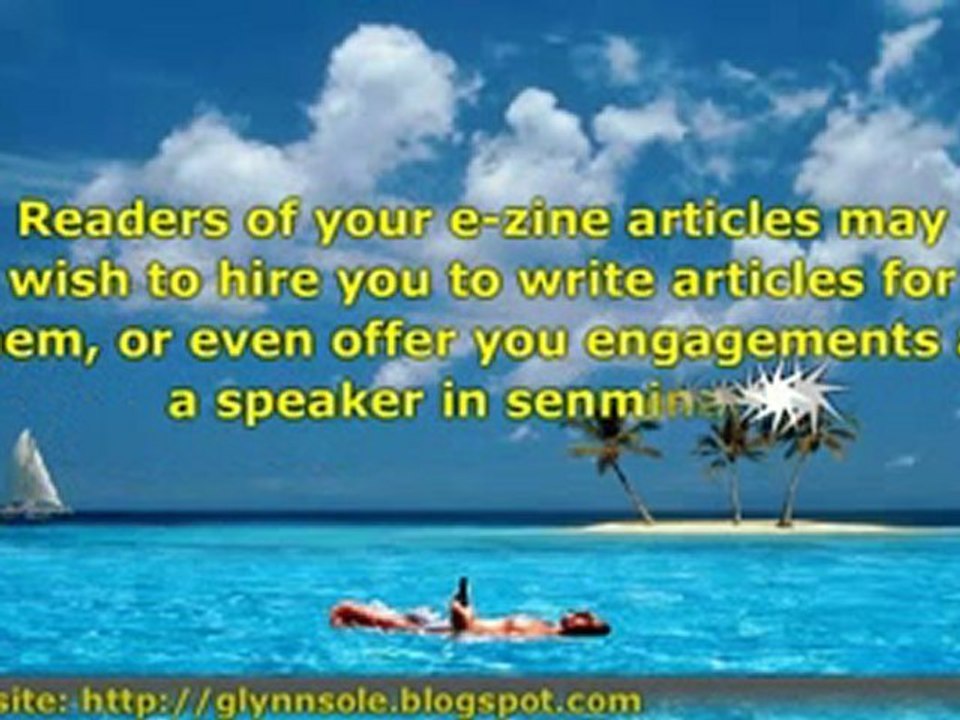 Benefits Of Submitting Articles To E-Zines