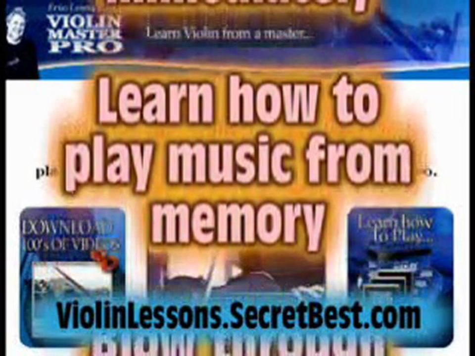 The Violin - For people who want to know how to play piano