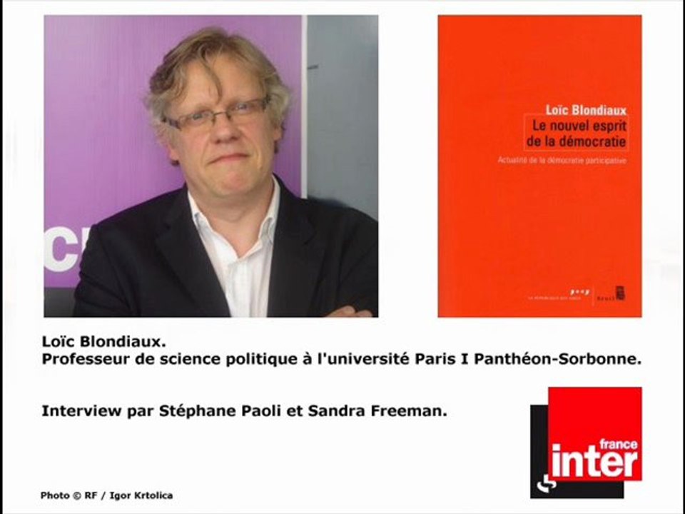 Interview de Loïc Blondiaux