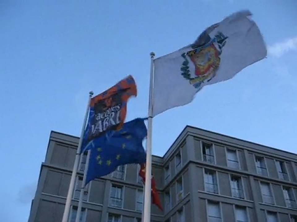 VENT  PLAGE  DU  HAVRE 30 JANVIER 2010