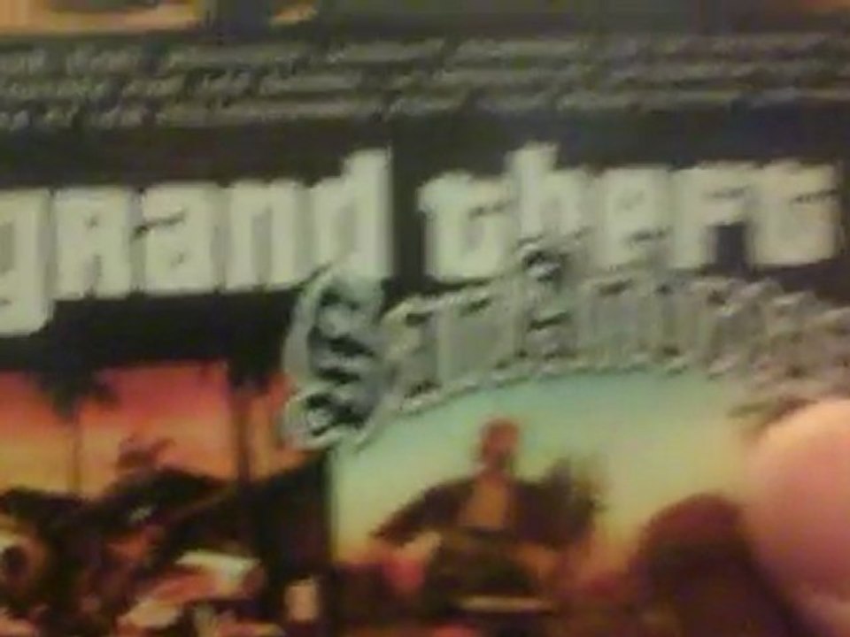 Presentation Jaquette GTA San Andreas