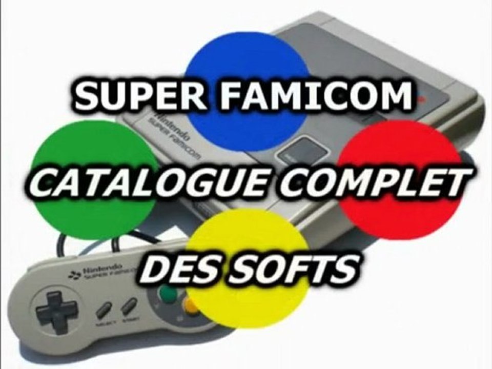 [SFC-01] Catalogue vidéo des jeux Super Famicom 01-50