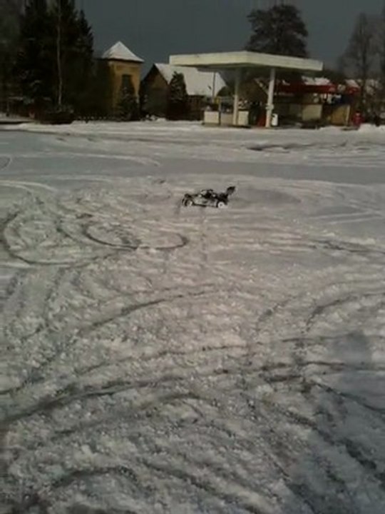 rodage buggy  sous la neige