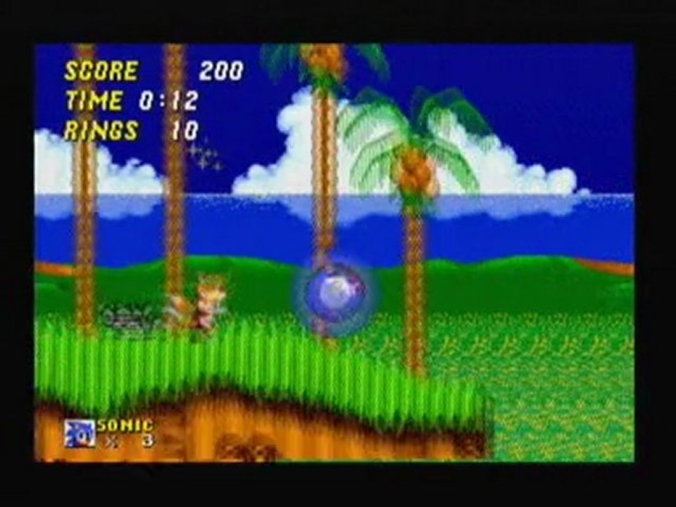 video test sur sonic mega collection plus