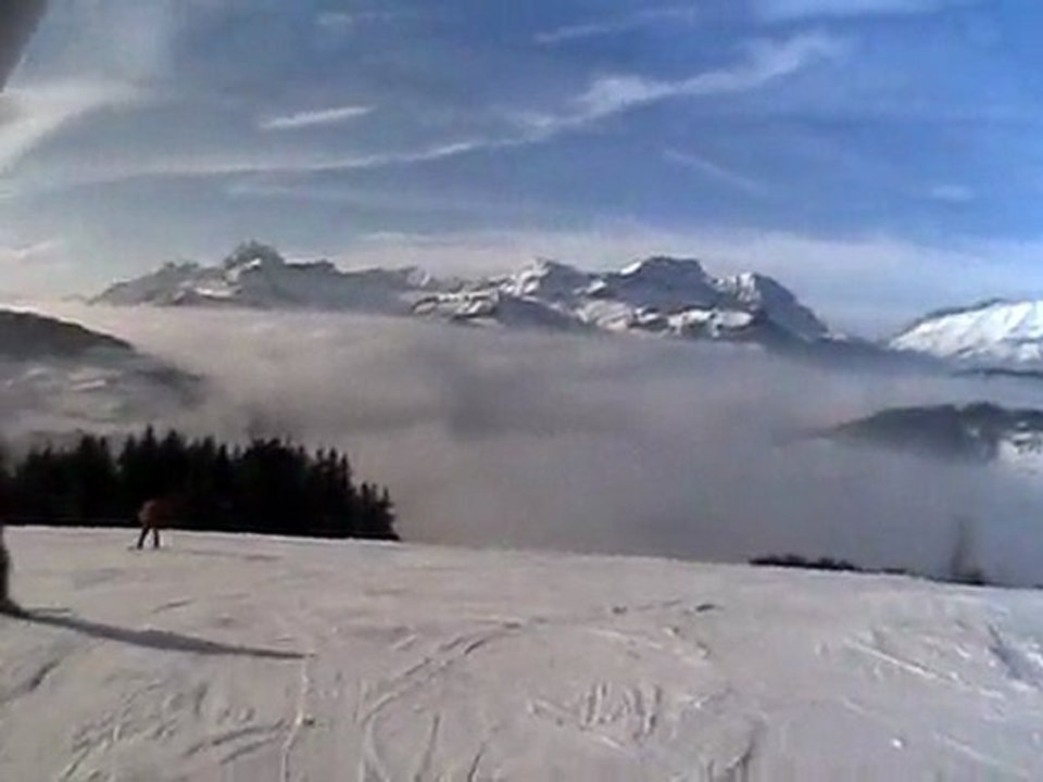 réunion des forumeurs puis descente de la bleue Thuile