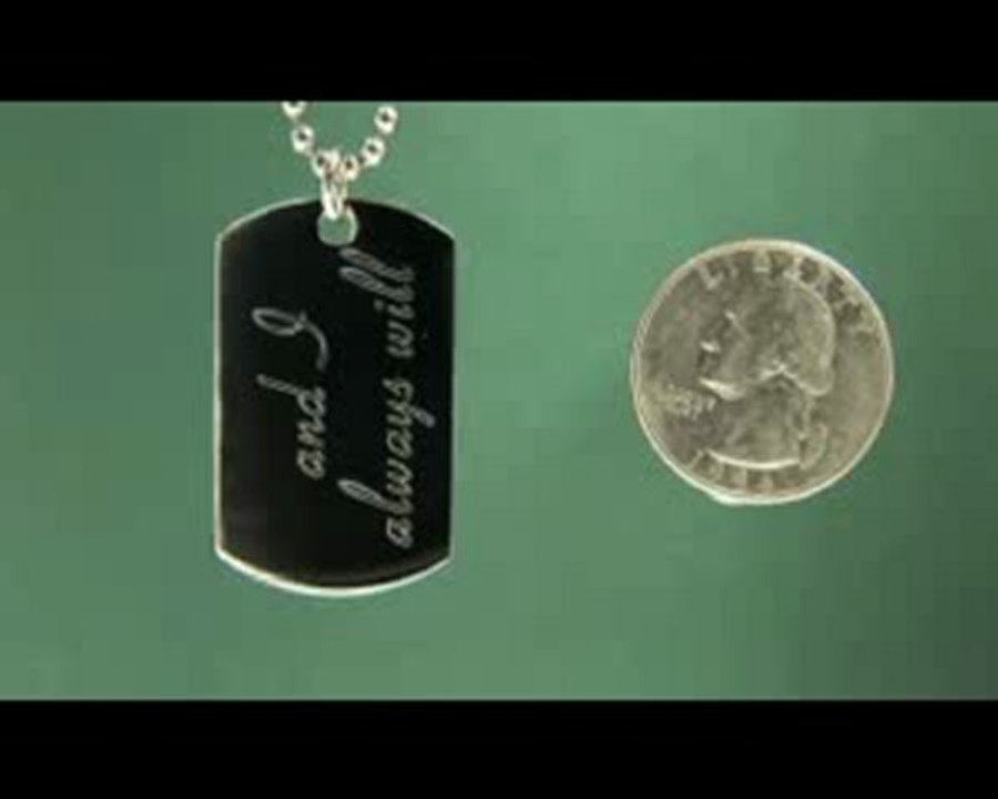 Dog Tag  Rhodium      www.yourdogtags.com