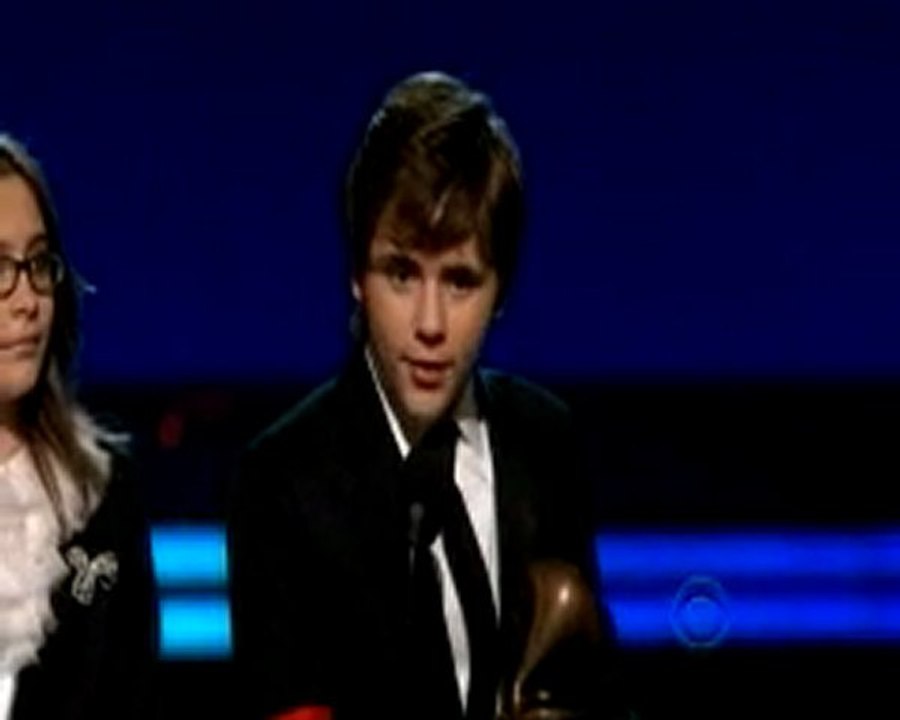 Paris and Prince Michael Jr. At The Grammys 2010