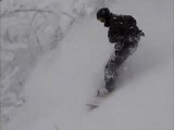 Powder skiing in Le Mont Dore