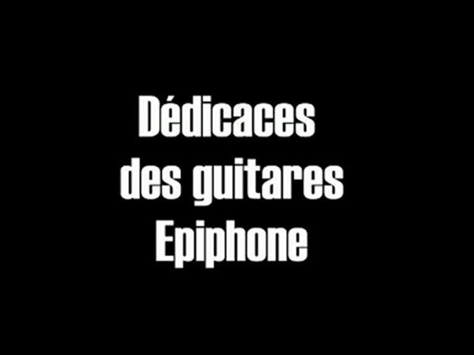 virgin17 part en live - dédicaces des guitares