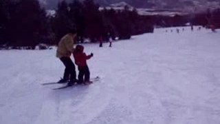 ski avec maman