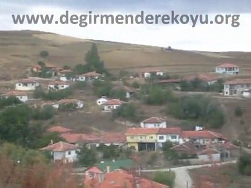 Değirmendere Köyü Tepeden Kuş Bakışı