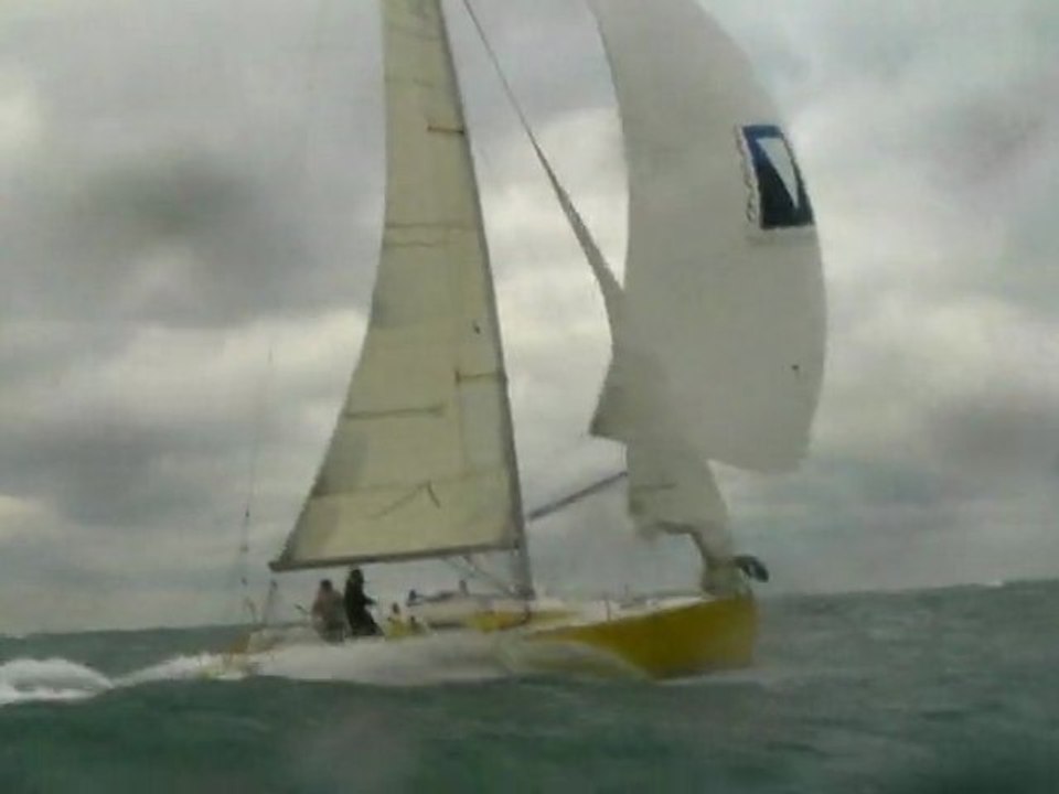 Figaro 2 entrainement Cherbourg le 29-01-2010