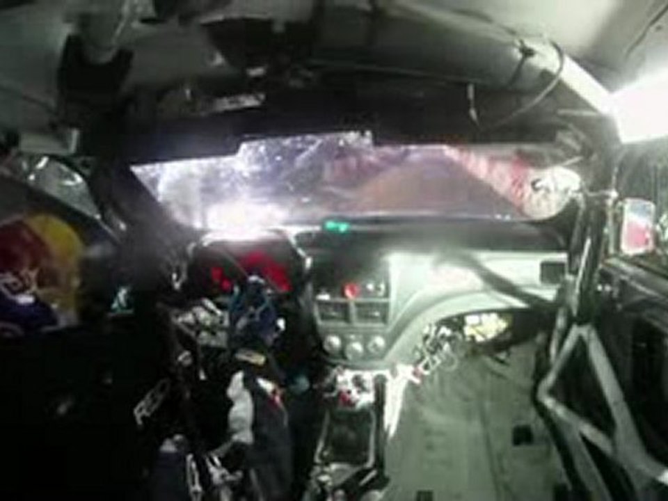 Travis Pastrana Subaru jump car