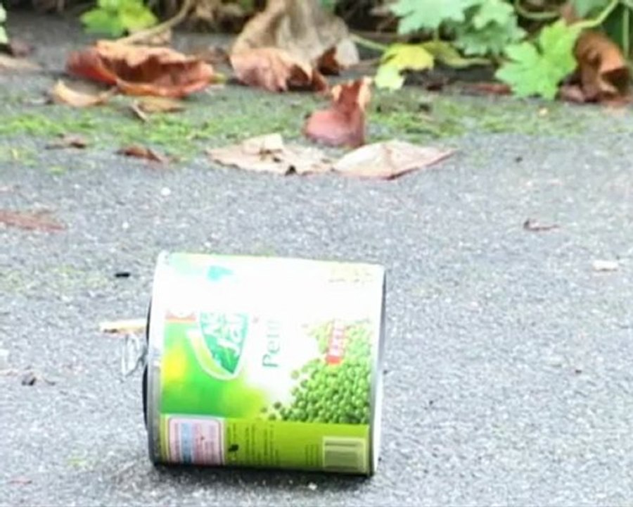 Avez-vous deja vu ... l'évasion des boîtes de conserve ?