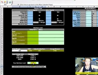 P90X Workout Schedule Excel Log Sheet Walk Through - ...
