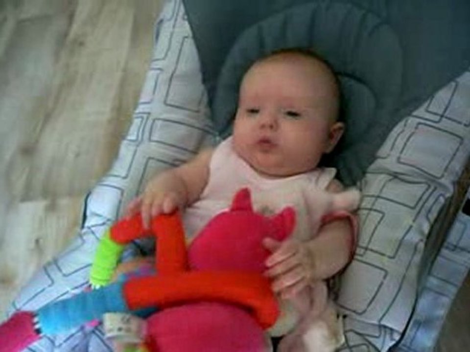 Anaïs (3 mois) et M. Rigolo