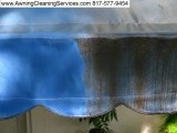 Awning Cleaning Before & After Photos#2 Dallas Fort Worth TX