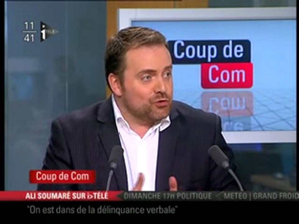 Bastien Millot (Bygmalion) dans "Coup de com" le 31 janvier 2010
