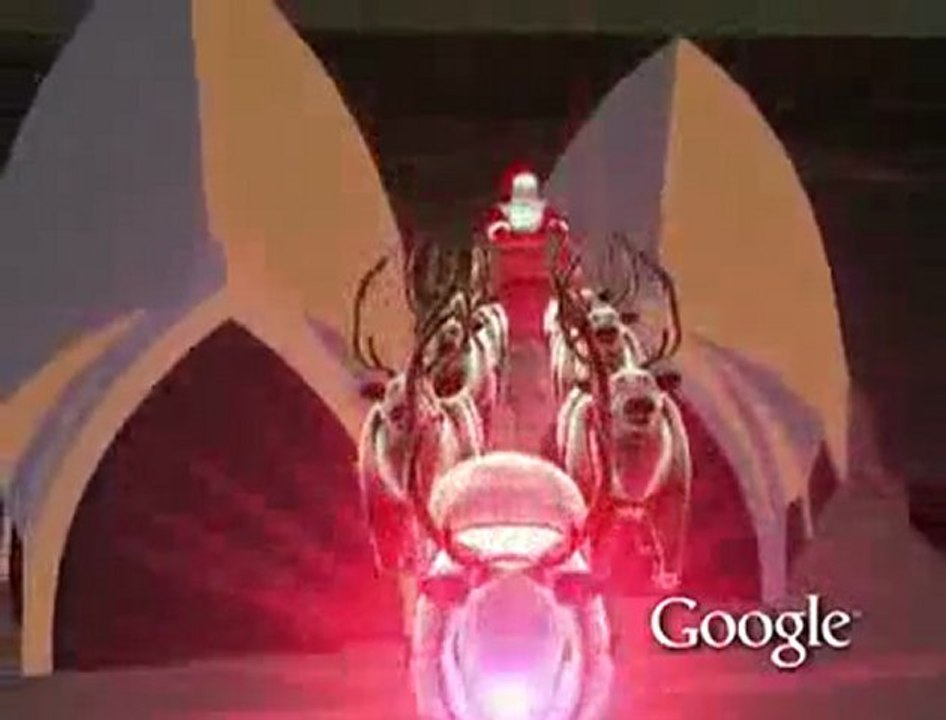 Suivre le parcours du Père Noël sur Google Earth