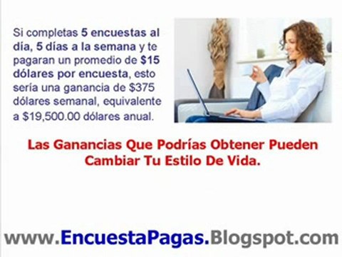 Encuesta Pagas - Gana Dinero Contestando Encuestas