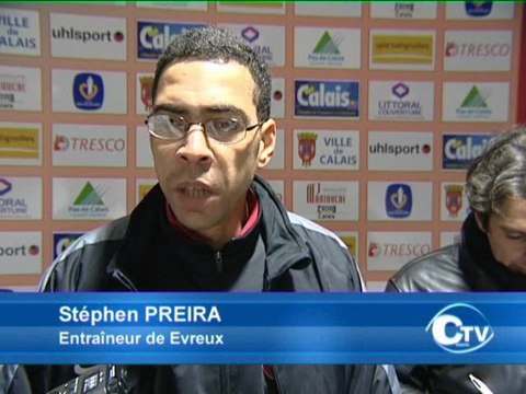 Calaisis Tv: football, le crufc face à evreux