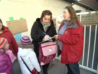 Calaisis tv : manifestation école mouchotte