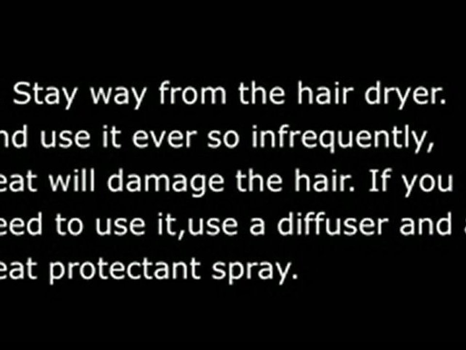 Growing Hair Tips