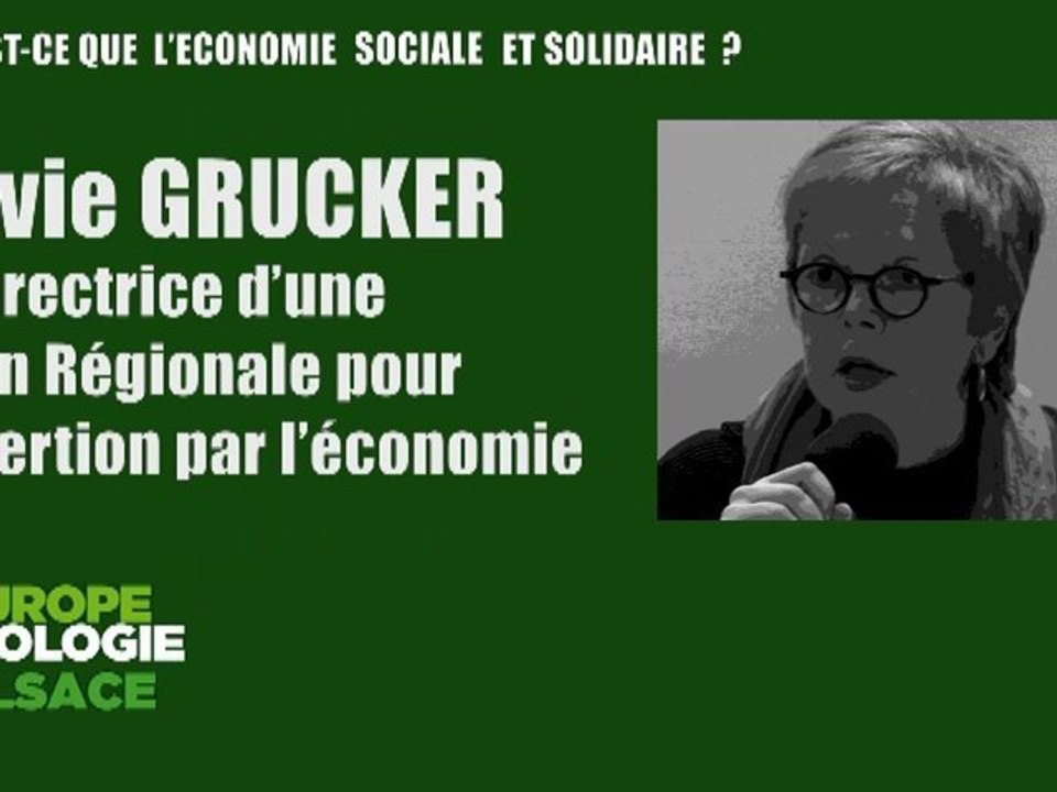 TRANSFORMER L'ECONOMIE : Sylvie GRUCKER