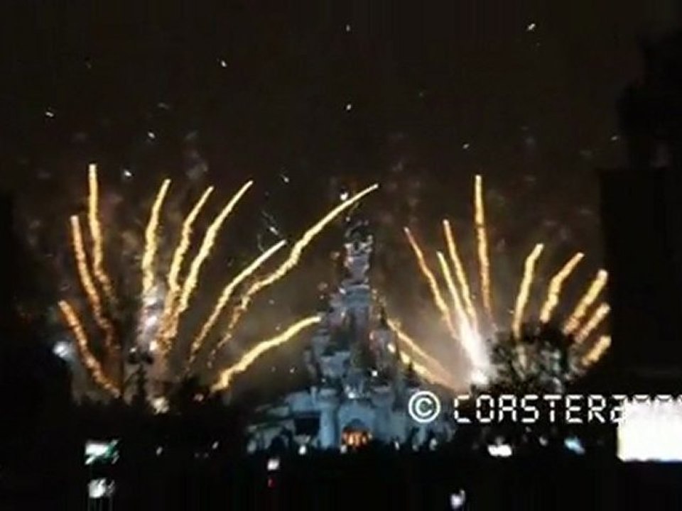 Feu d'artifice nouvel An 2010 - Disneyland Paris