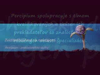 Slovak translation services - preklady Percipium