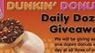 Rock Co. Dunkin Donuts Daily Dozen Donut Giveaway