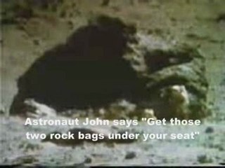 Moon Hoax- Disney's Fake Animal Rocks Shock The Astronauts
