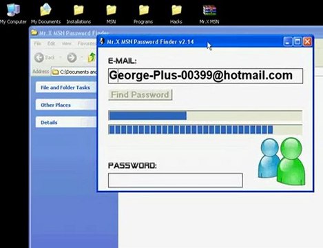 How to Find MSN/Hotmail Passwords, Mr.X MSN