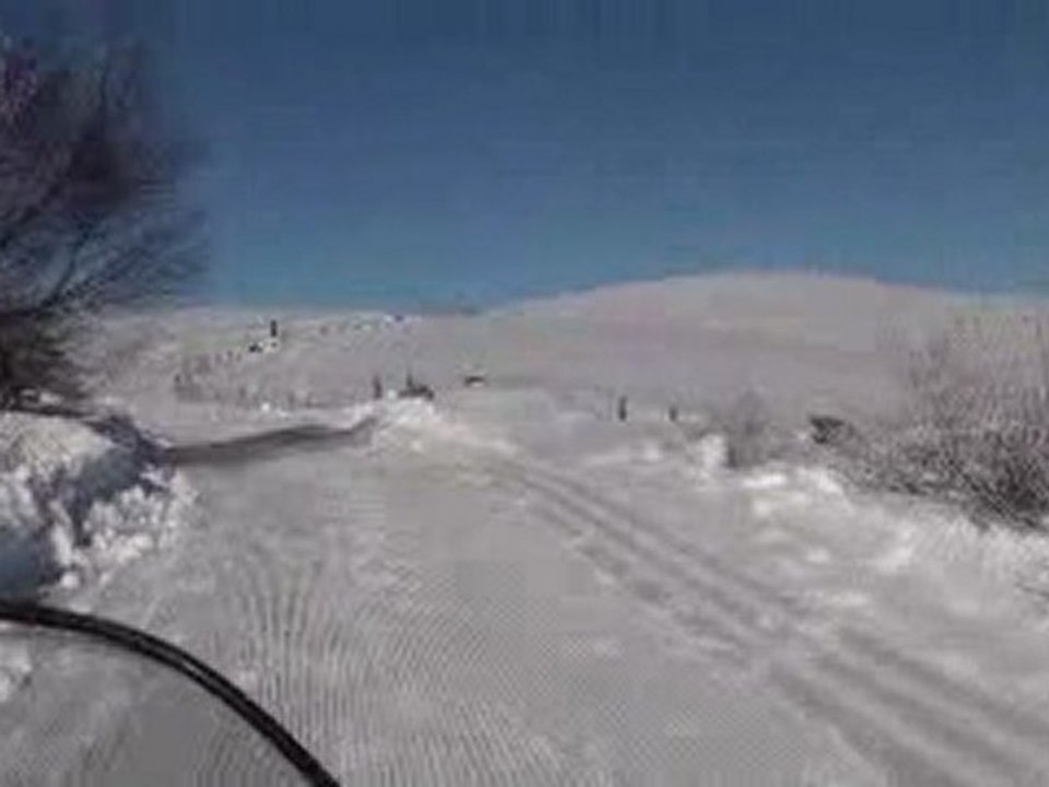 Petite balade sur les Pistes des Flocons Verts le 31/01/2010