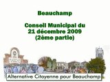 Beauchamp CM du 21 décembre 2009 (2ème partie)