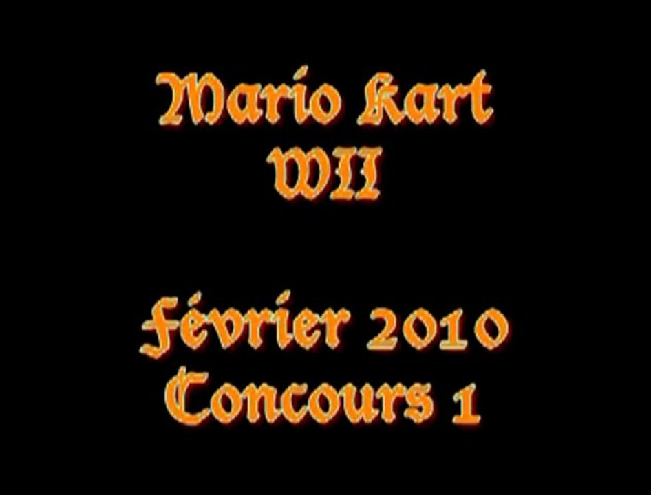 Mario Kart WII - Concours de Février 2010 n° 1
