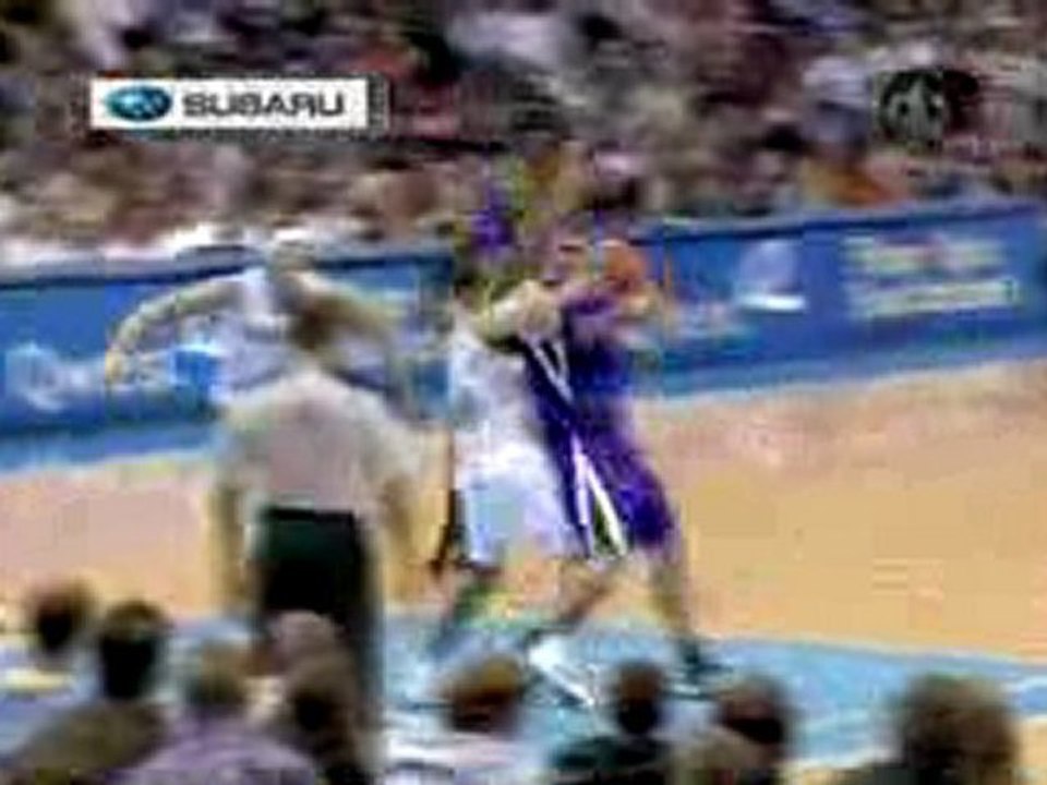 Chris Anderson rejects this Spencer Hawes shot attempt in th