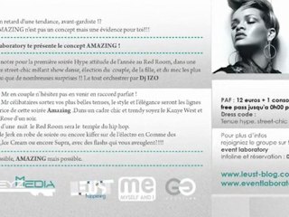 Soirée AMAZING ///// SAM 13 FEV au Red Room Lyon